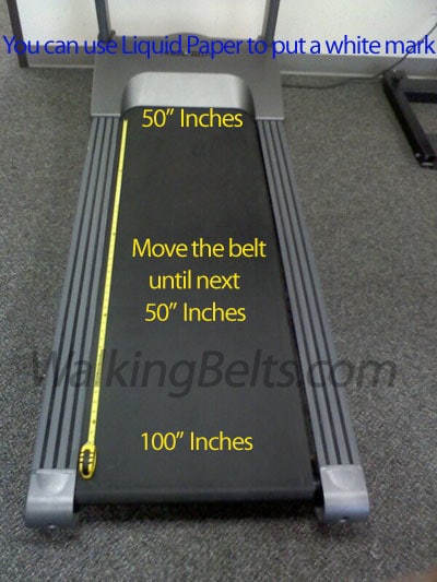 Free 1oz Lube Vision T8400 S/N:TM28 Treadmill Running Belt 2ply Sand Blast 