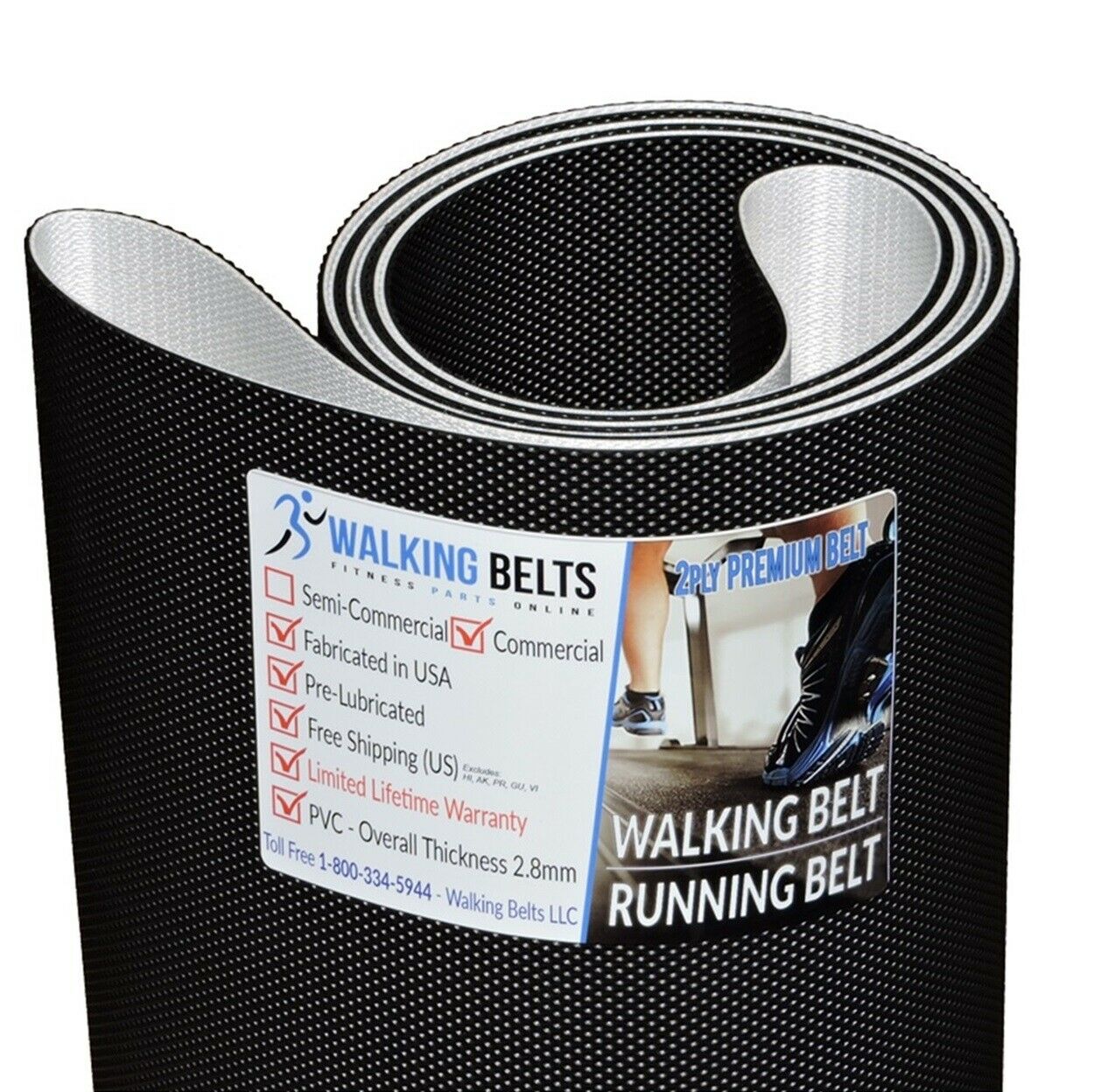 FREE Silicone Oi Details about   Treadmill Belts Worldwide Star Trac 1000 Orbit Treadmill Belt 