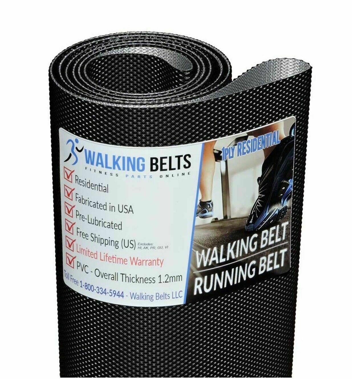 Walking Belts LLC 248432 ProForm Crosswalk 397 Treadmill Belt