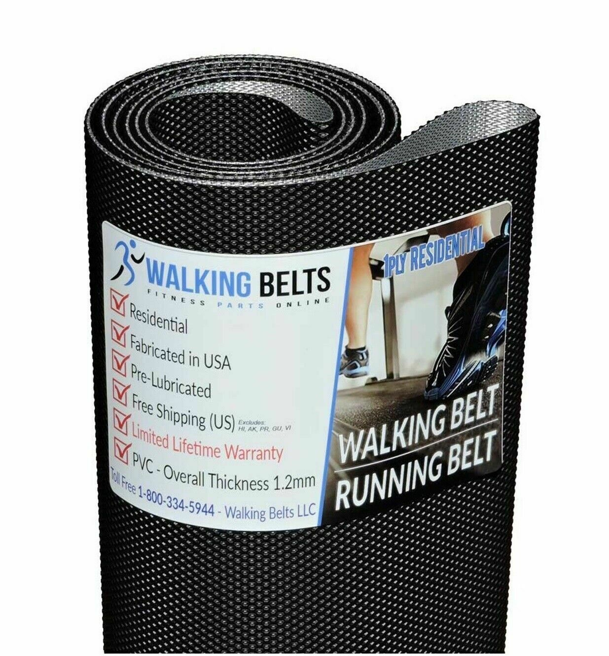 Reebok 8000 Treadmill Walking +1oz Lube Walking Belts LLC