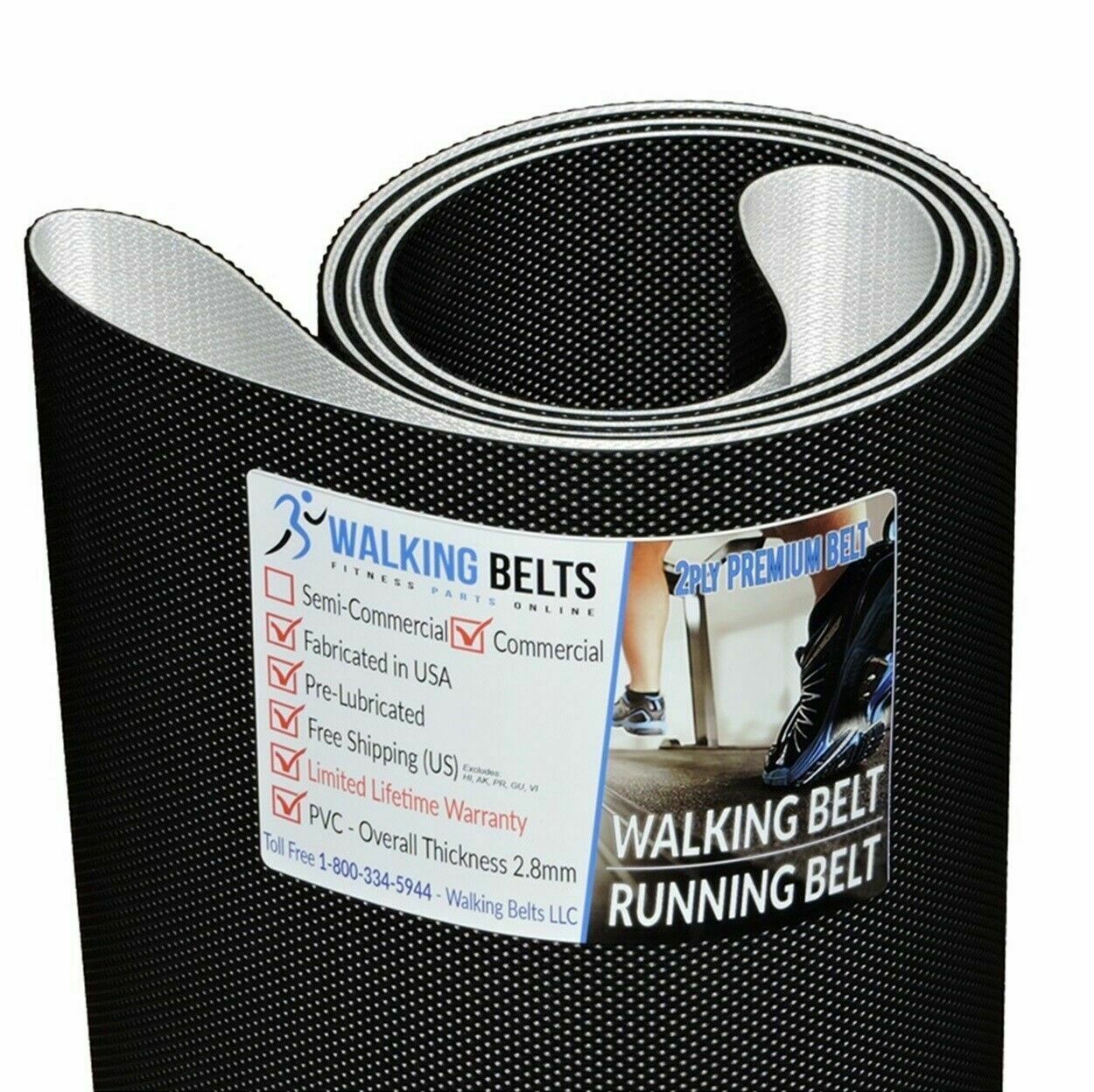 GB BELTING LIMITED Livestrong LS15.0T-C1 2 Ply Lubricated Treadmill Belt 